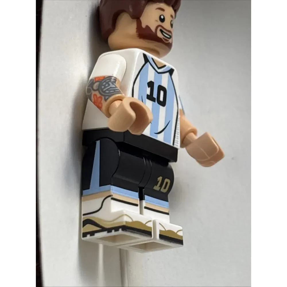 Lego Lionel Messi Minifigure #edi002 Brand New Argentina Set #43011 World Cup